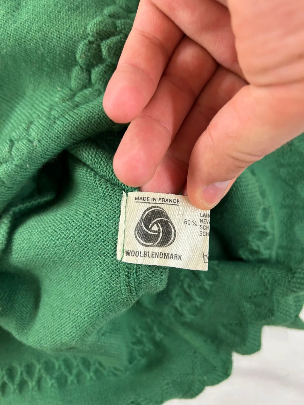 Donkergroen DEVERNOIS PARIS wolblendmark-vest – photo 13